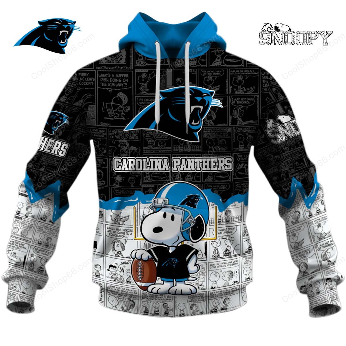Carolina Panthers Snoopy Design