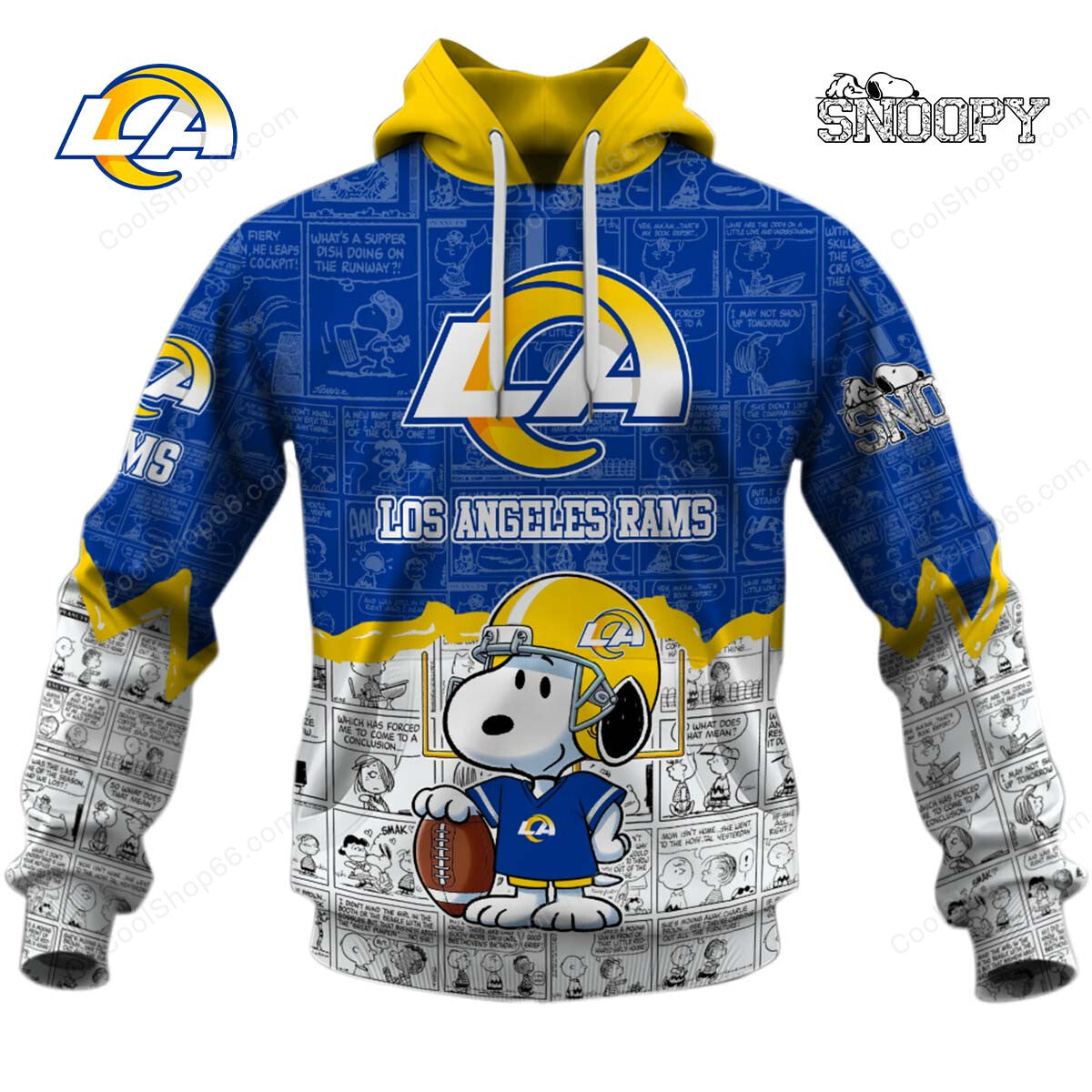 Los Angeles Rams Snoopy Design