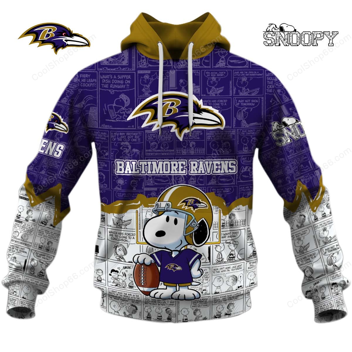 Baltimore Ravens Snoopy Design