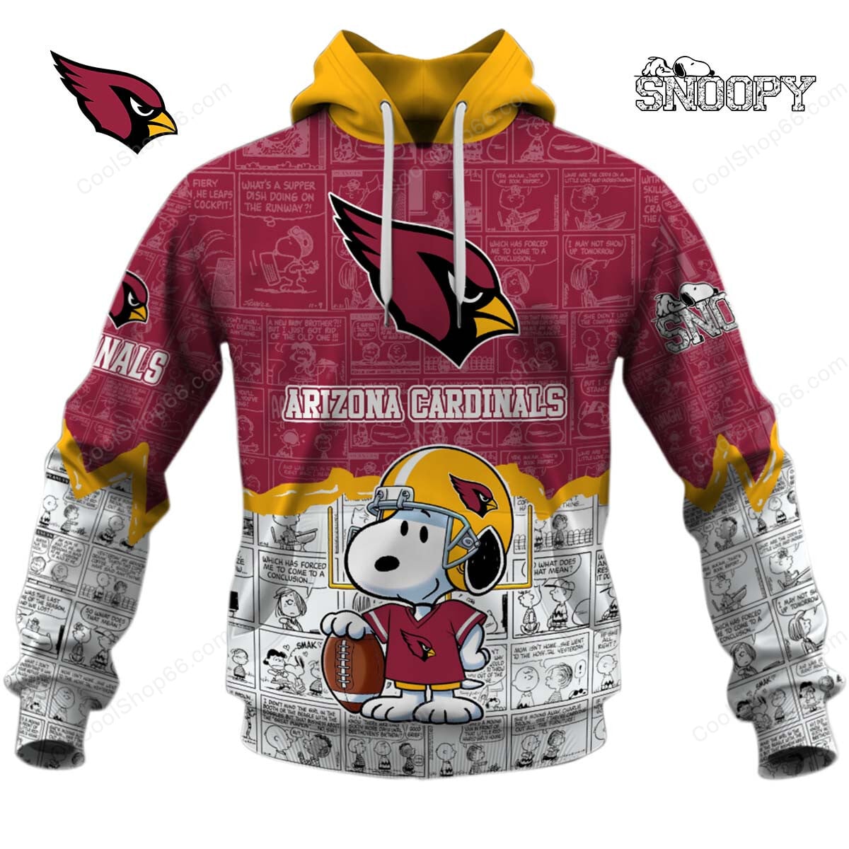 Arizona Cardinals Snoopy Design