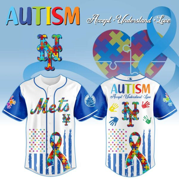 New York Mets × Special Autism Awareness Month Limited Edition Jersey