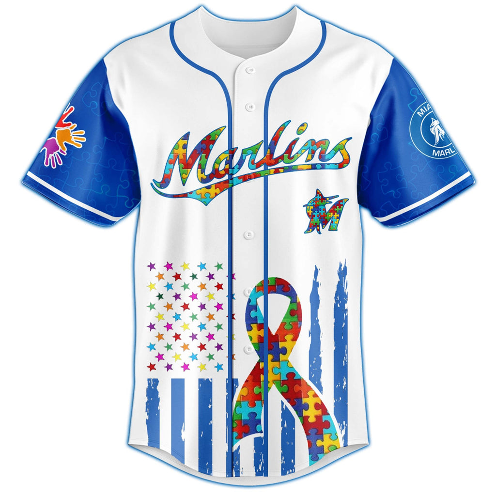 Miami Marlins × Special Autism Awareness Month Limited Edition Jersey