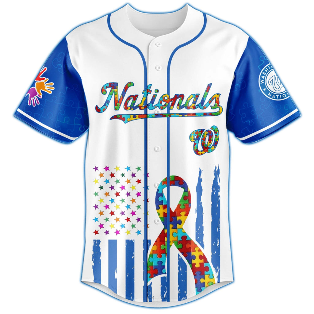 Washington Nationals × Special Autism Awareness Month Limited Edition Jersey