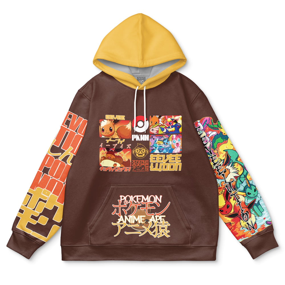 Eeveelution Pokemon Streetwear Hoodie