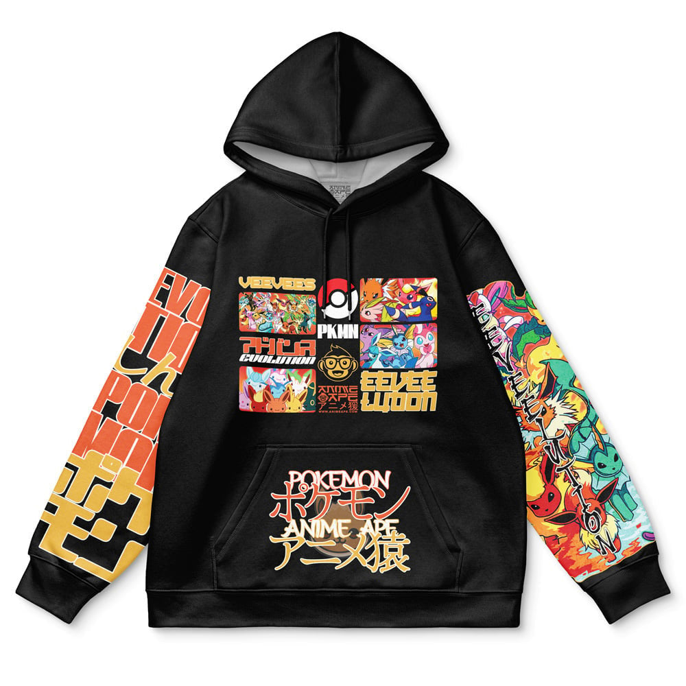 Eeveelution V2 Pokemon Streetwear Hoodie