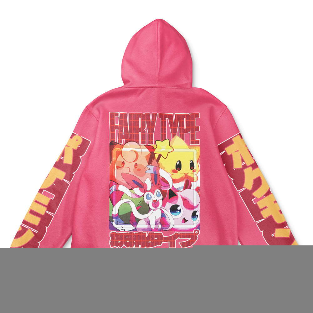 Fairy Type Pokemon Streetwear Hoodie