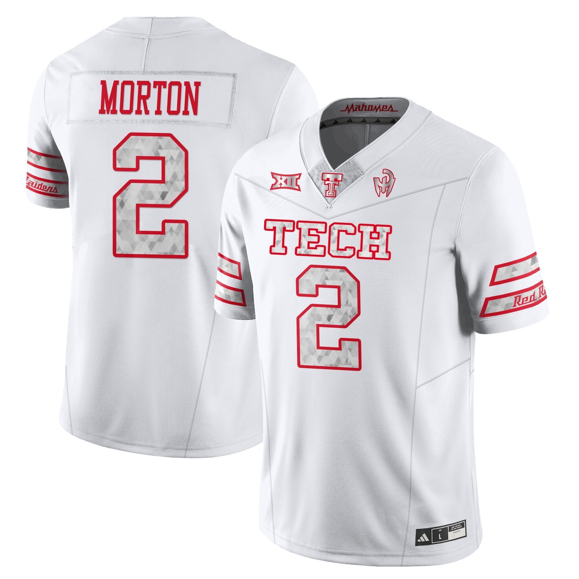 Texas Tech Football Ã¢â¬ÅGalvanICEDÃ¢â¬Â Jersey - All Stitched