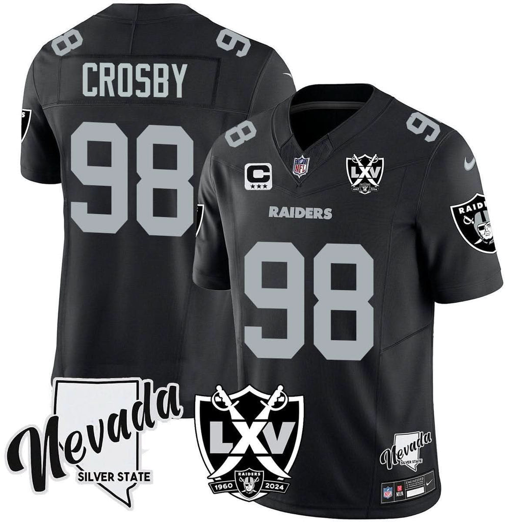 Raiders 2025 Vapor Limited Jersey - 65th Anniversary - All Stitched