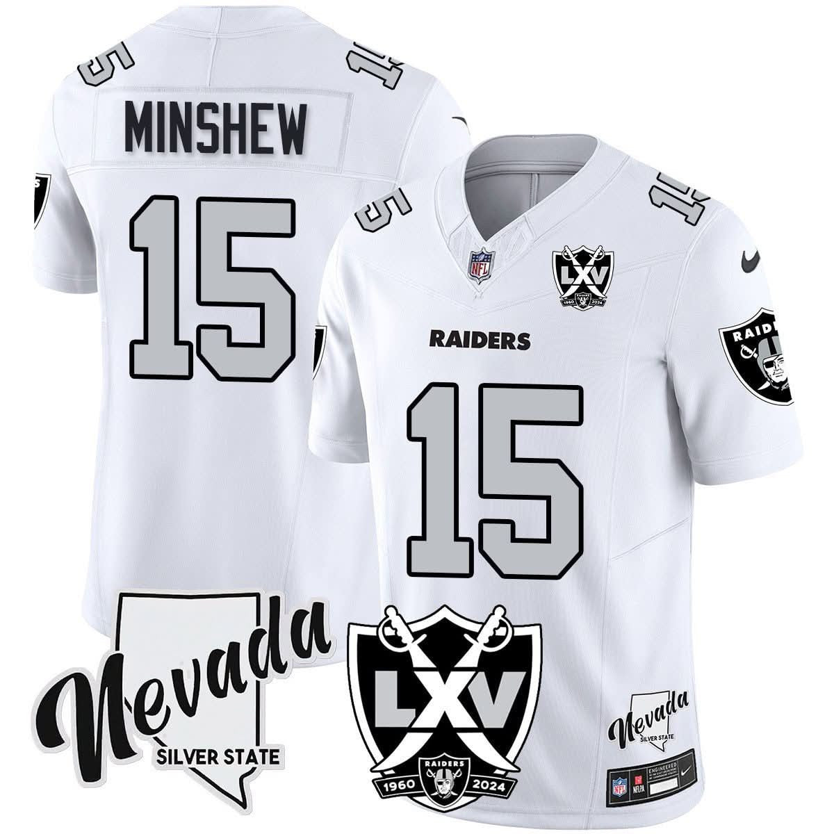 Raiders 2025 Vapor Limited Jersey - 65th Anniversary - All Stitched