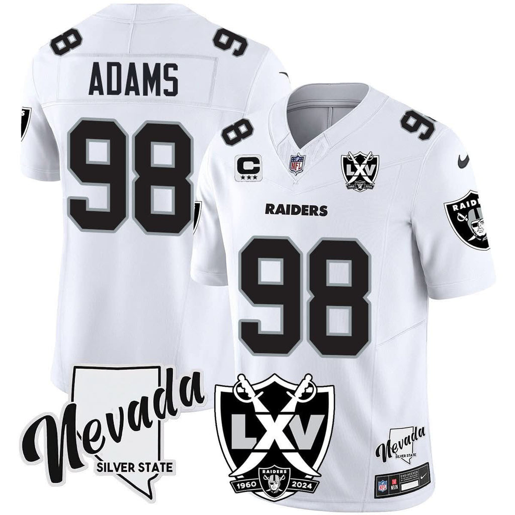 Raiders 2025 Vapor Limited Jersey - 65th Anniversary - All Stitched