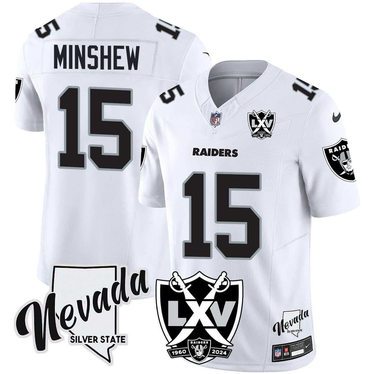 Raiders 2025 Vapor Limited Jersey - 65th Anniversary - All Stitched