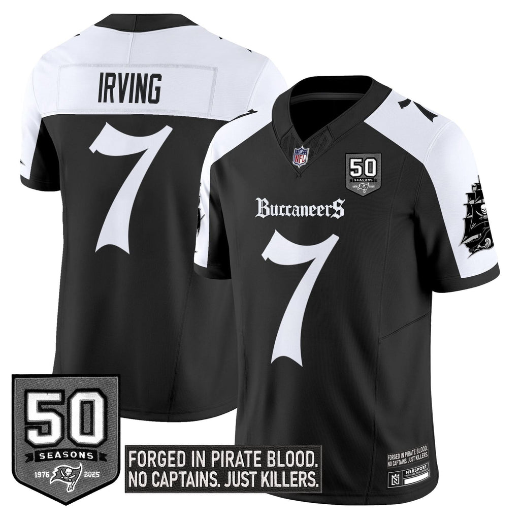 Tampa Bay Buccaneers 'Gothic Pirate Shadows Edition' Limited Jersey - All Stitched