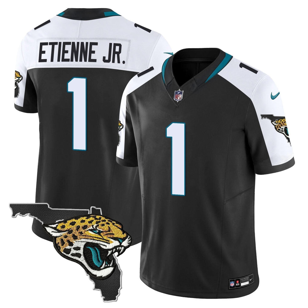 Jacksonville Jaguars Florida Patch Vapor Jersey - All Stitched