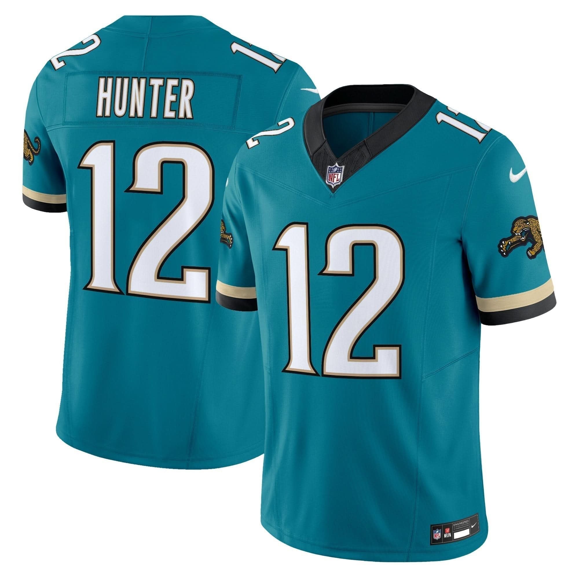Jacksonville Jaguars Throwback Vapor Limited Jersey - All Stitched