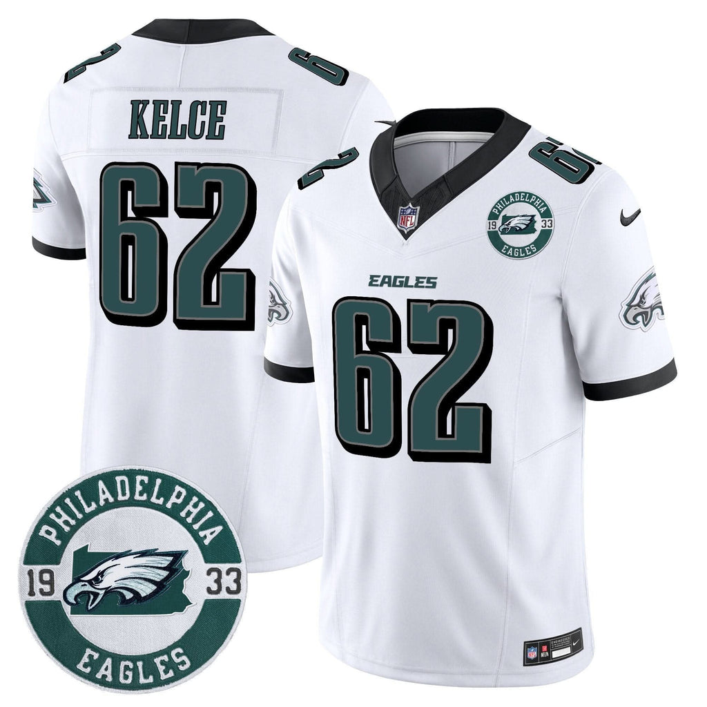 Eagles 2024 Vapor Limited Jersey - Est. 1933 Patch - All Stitched