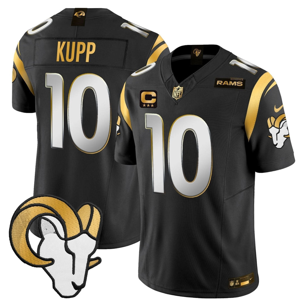 Los Angeles Rams 2024 Gold Vapor Limited Jersey - All Stitched