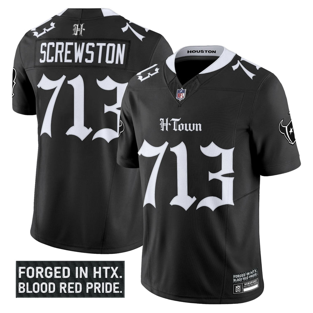 Houston Texans 'Gothic Lone Star Shadows Edition' Vapor Limited Jersey - All Stitched