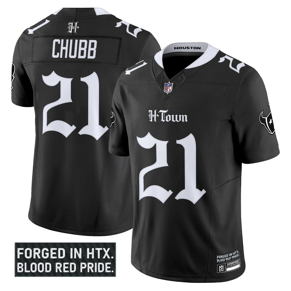 Houston Texans 'Gothic Lone Star Shadows Edition' Vapor Limited Jersey - All Stitched