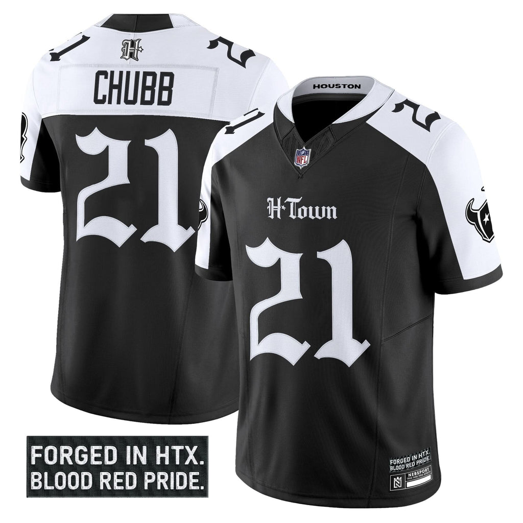 Houston Texans 'Gothic Lone Star Shadows Edition' Vapor Limited Jersey - All Stitched