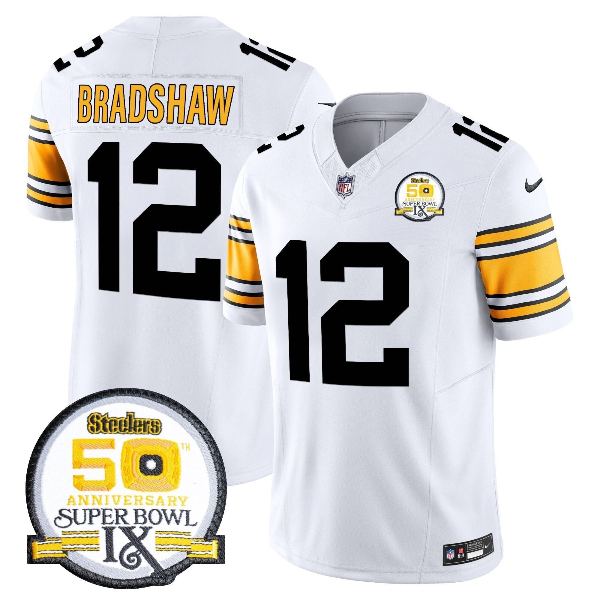 Pittsburgh Steelers Throwback 2024 Vapor Limited Jersey - All Stitched