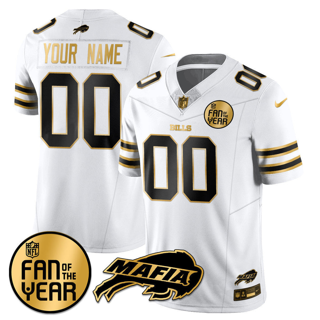 Buffalo Bills "Fan Of The Year" Custom Jersey - All Stitched