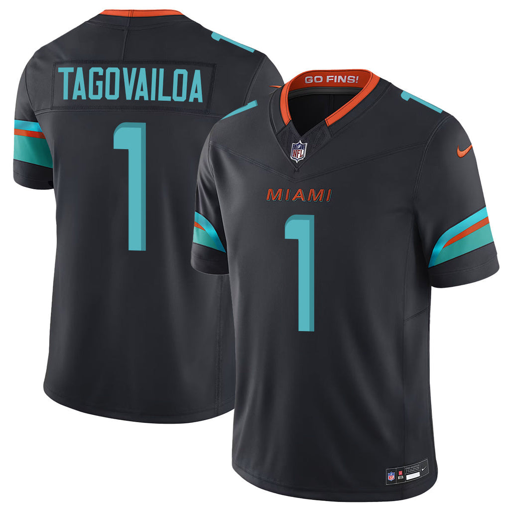 Miami Dolphins Vapor F.U.S.E. Limited Rivalry Series Jersey - All Stitched