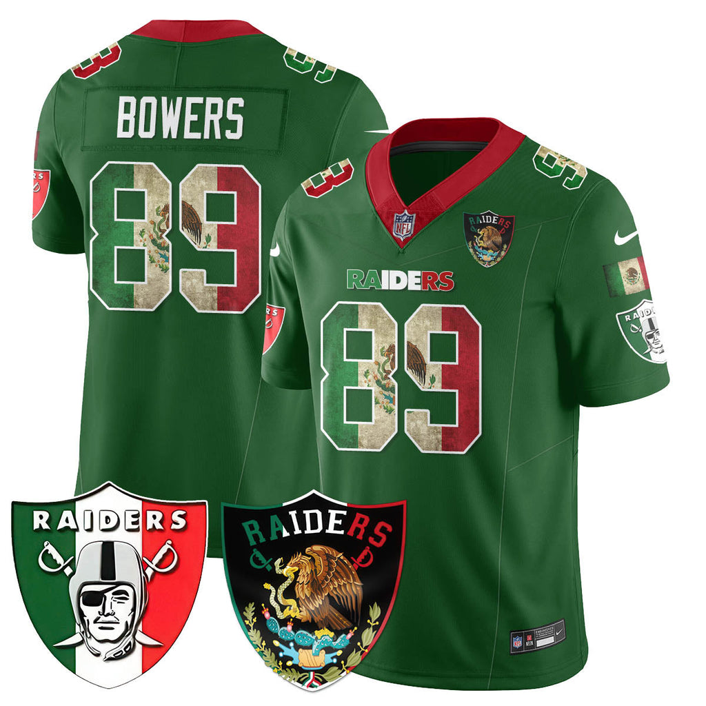 Las Vegas Raiders Mexico Vapor Limited Jersey - All Stitched