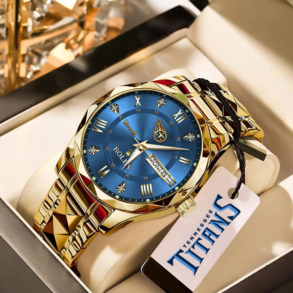 Tennessee Titans x Rolex Alloy Luxury Quartz Watch