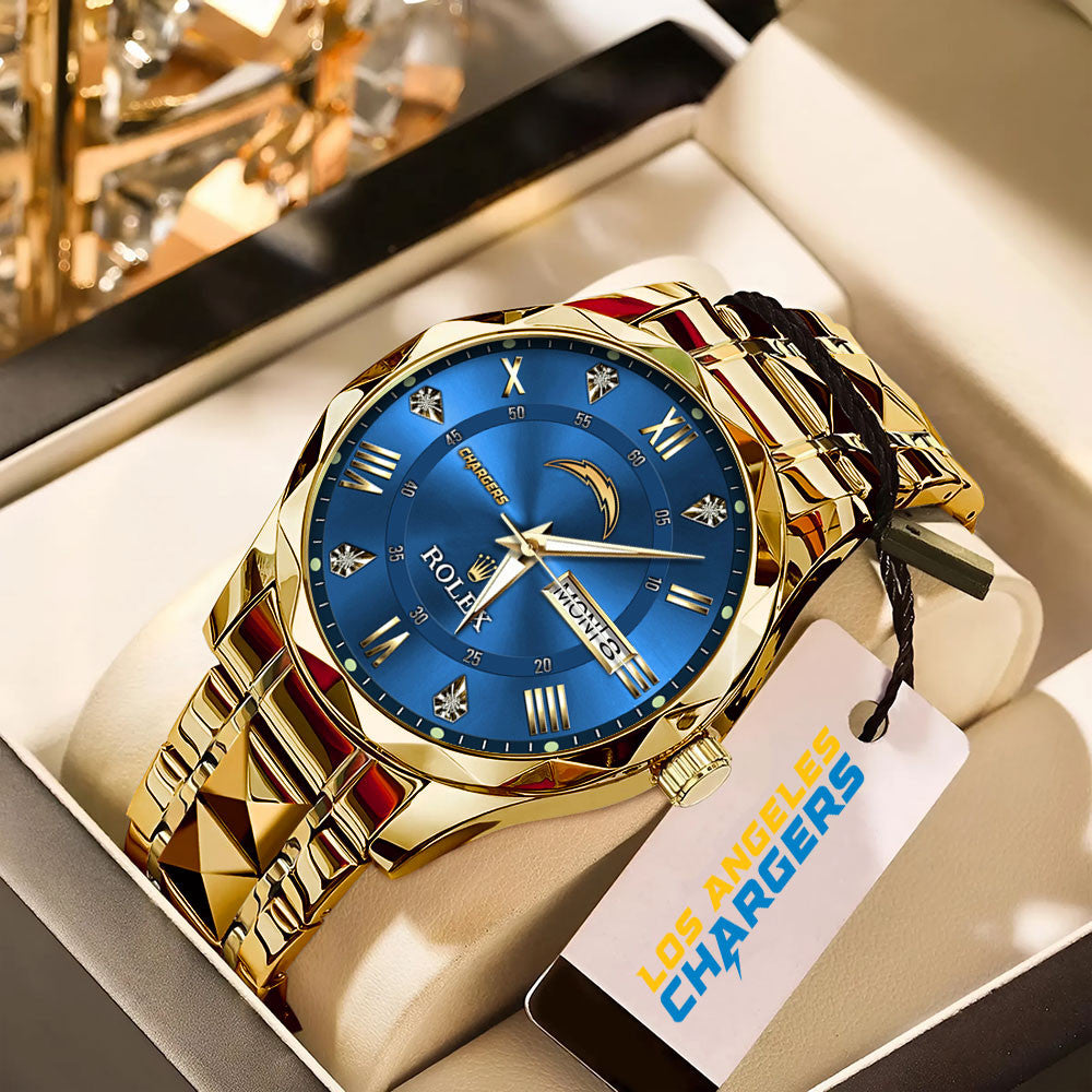 Los Angeles Chargers x Rolex Alloy Luxury Quartz Watch