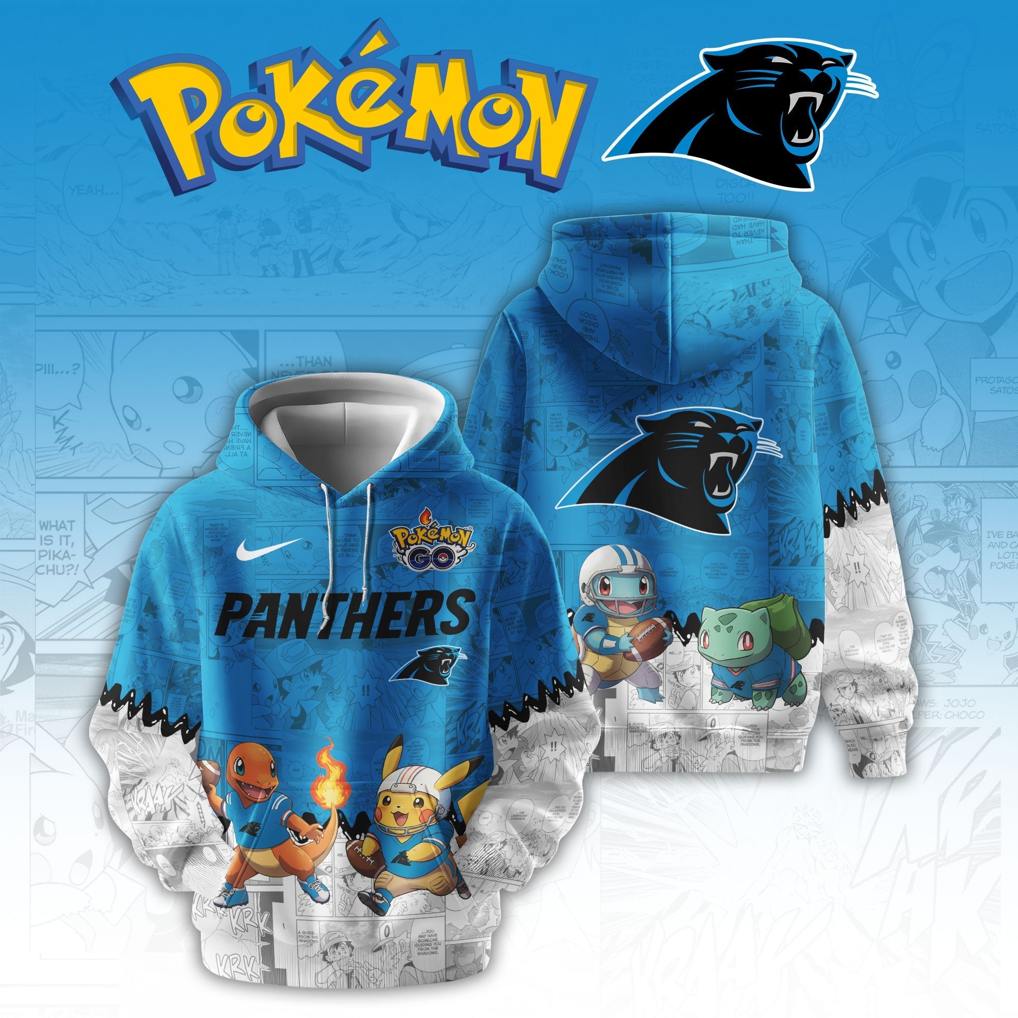CAR Panthers Special Pokemon Limited Edition Hoodie