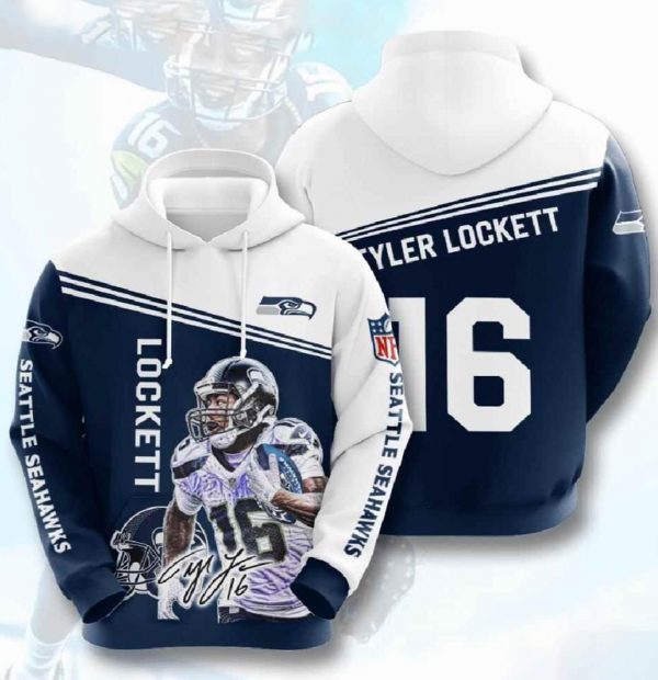 Nfl Seattle Seahawks 3d Hoodies Lockett
