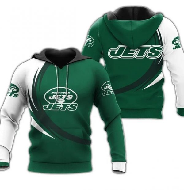 Nfl New York Jets Team Logo Nfl Gift For Fan 3d Hoodie