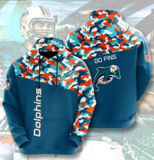 Miami Dolphins NFL 3D Hoodie