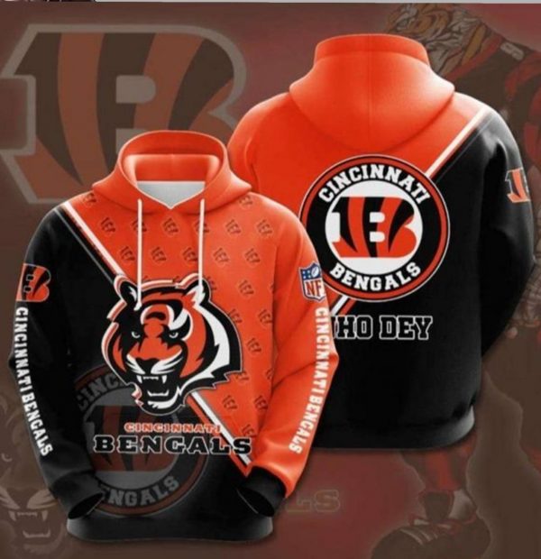 NFL Cincinnati Bengals Jersey 3D Hoodie