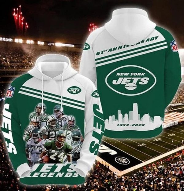 New York Jets 25 Nfl Gift For Fan 3D Hoodie