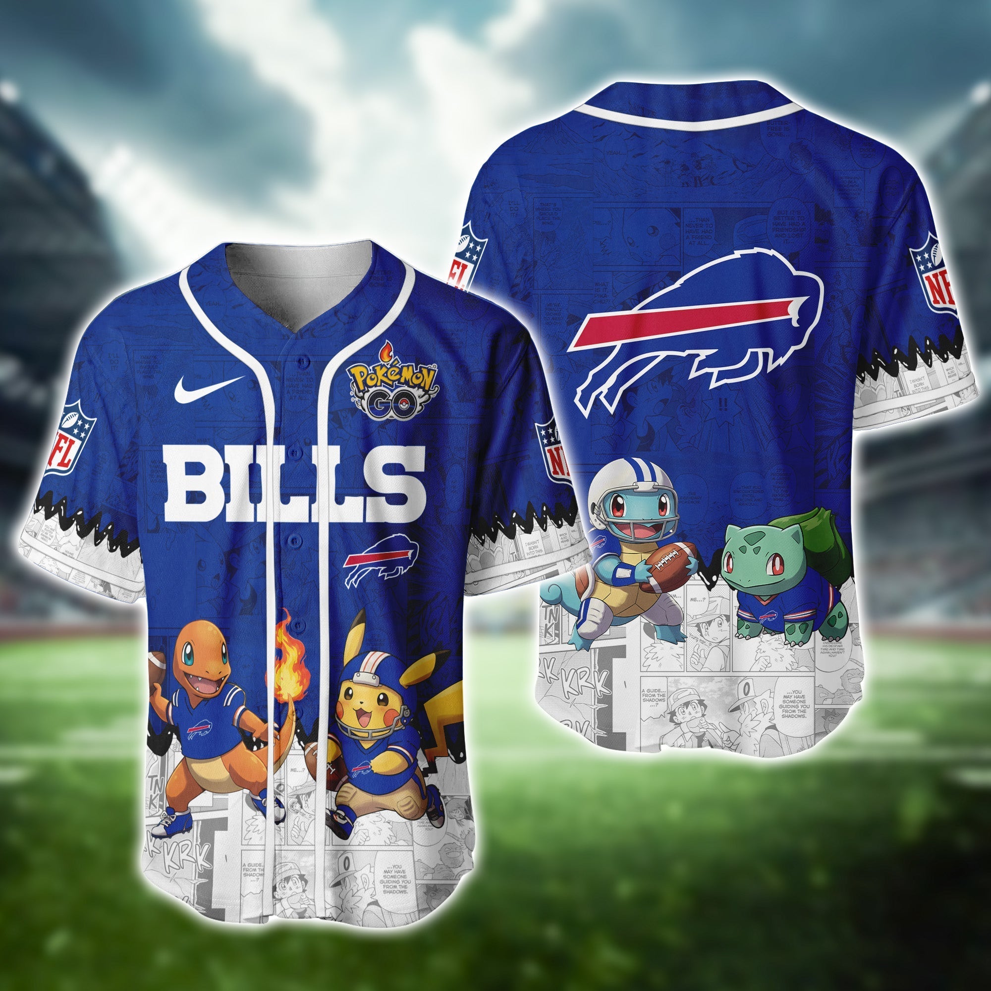 BUF Bills Pokemon Jersey Limited Edition