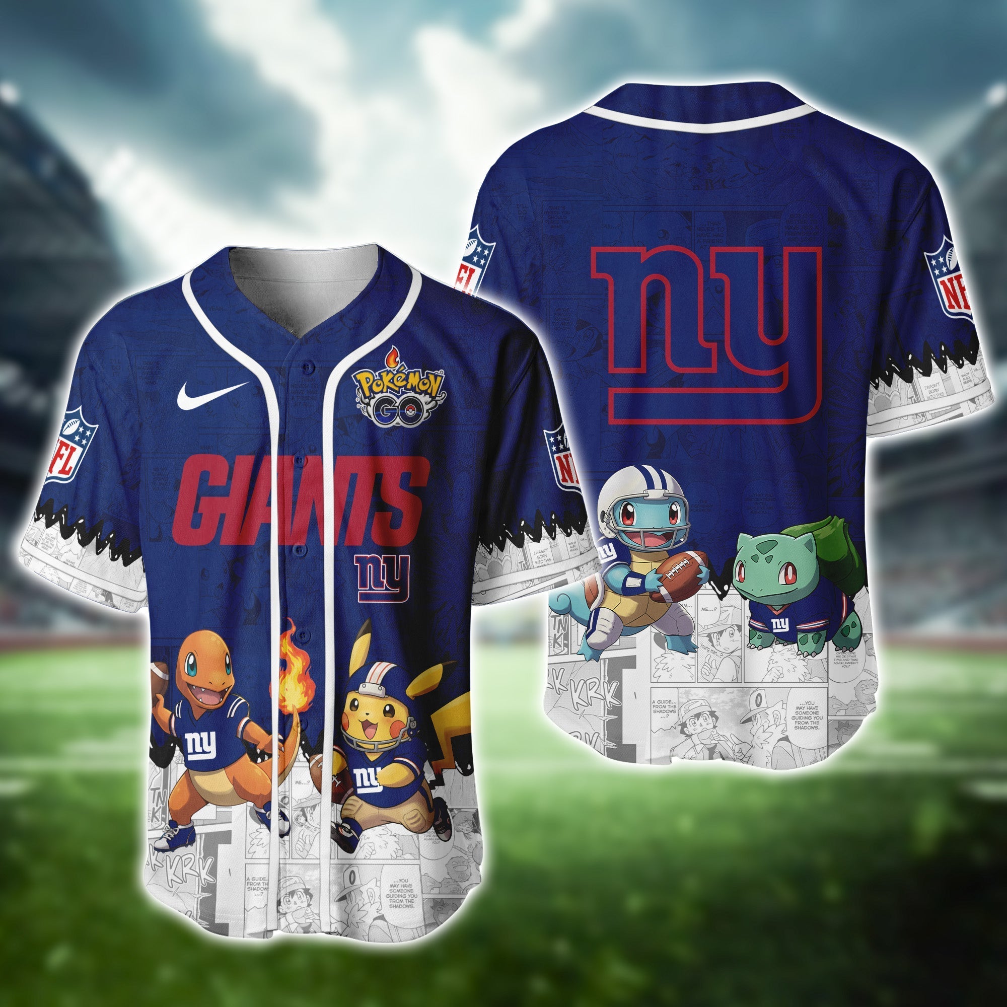 NYG Giants Pokemon Jersey Limited Edition