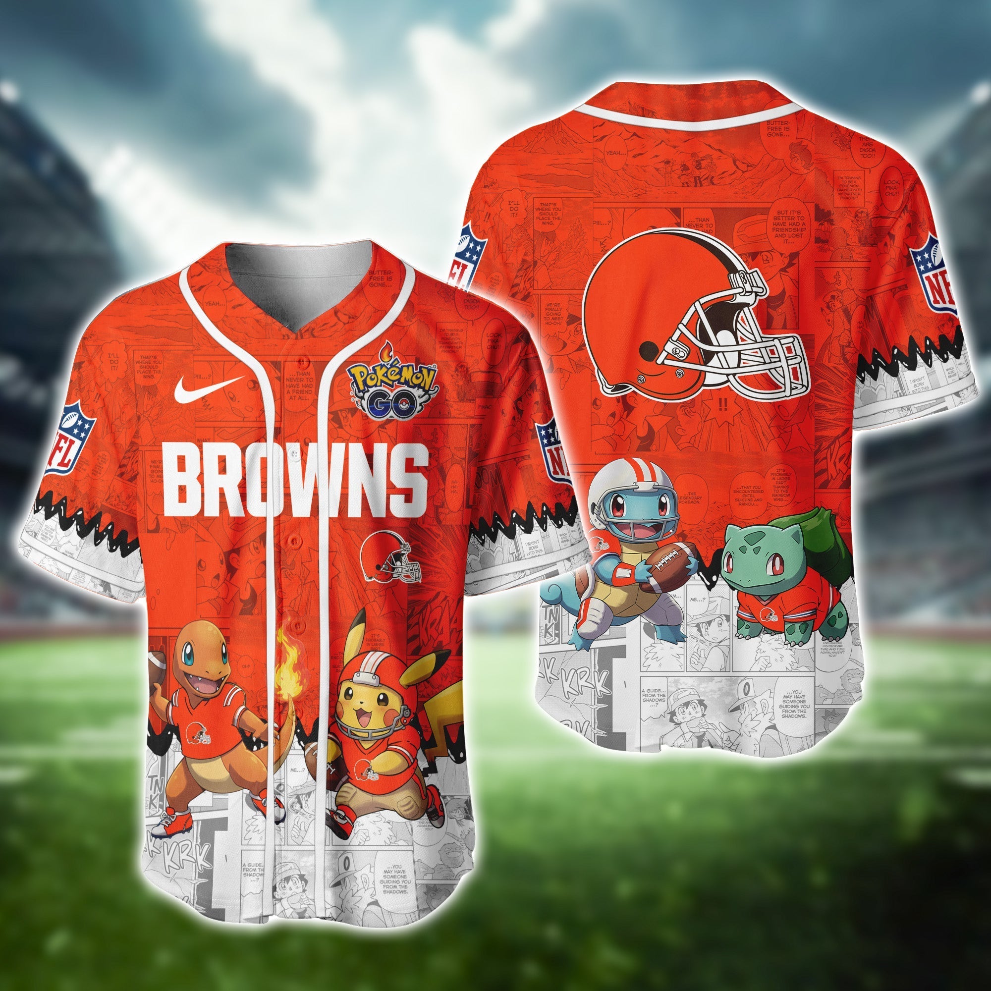 CLE Browns Pokemon Jersey Limited Edition