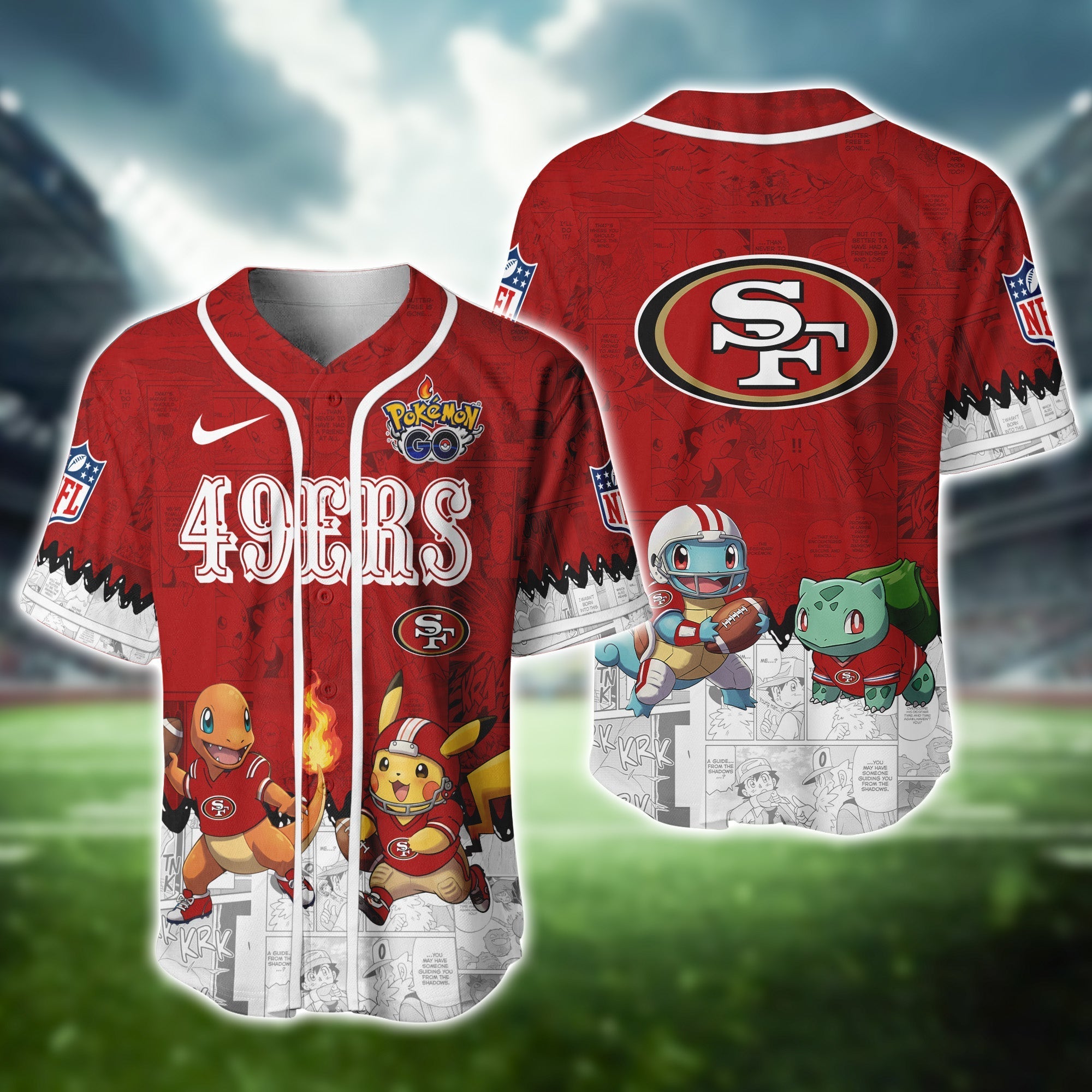 SF 49ers Pokemon Jersey Limited Edition