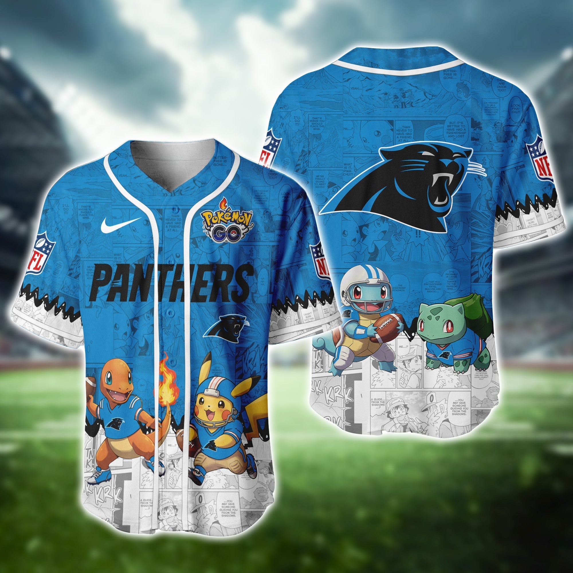 CAR Panthers Pokemon Jersey Limited Edition