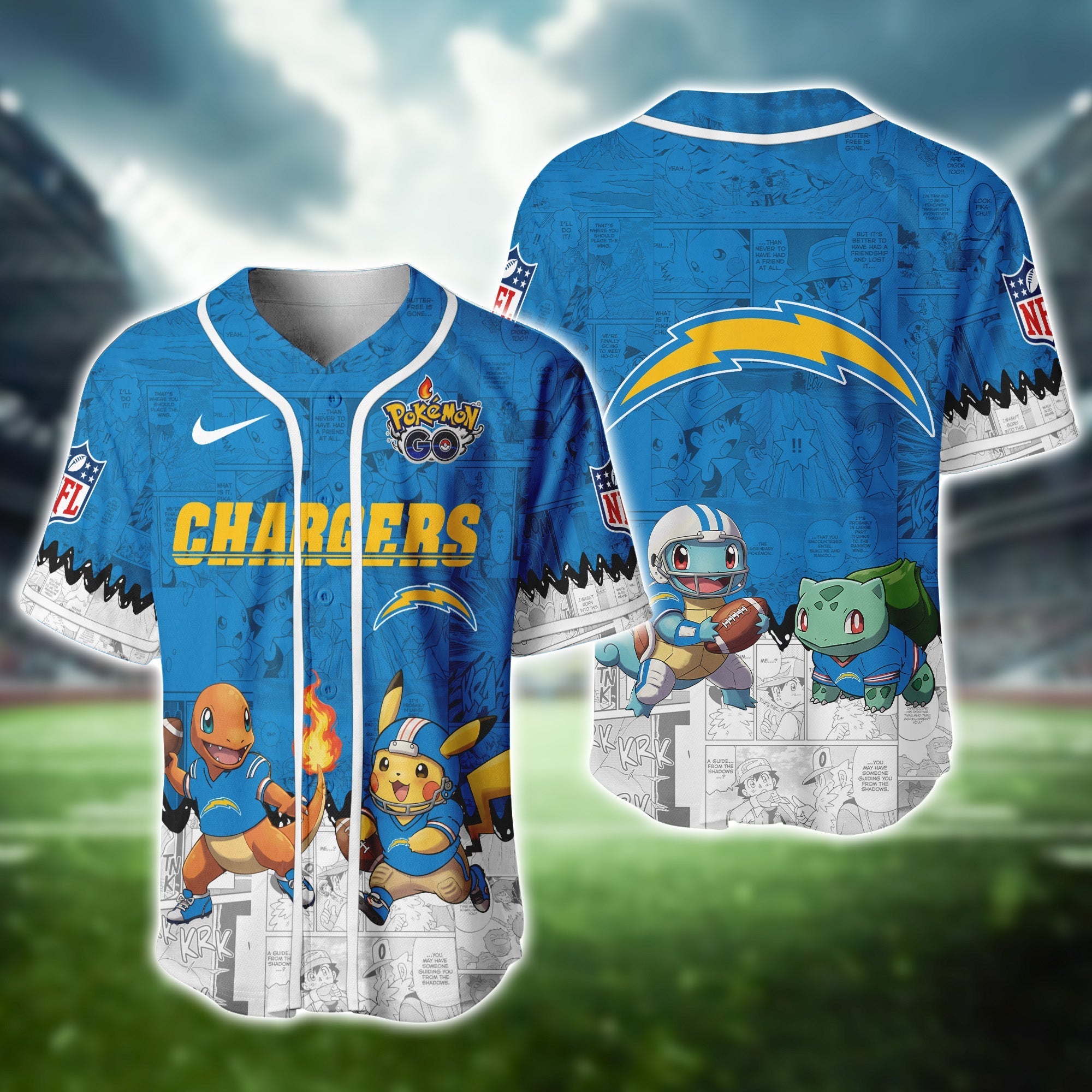 LAC Chargers Pokemon Jersey Limited Edition