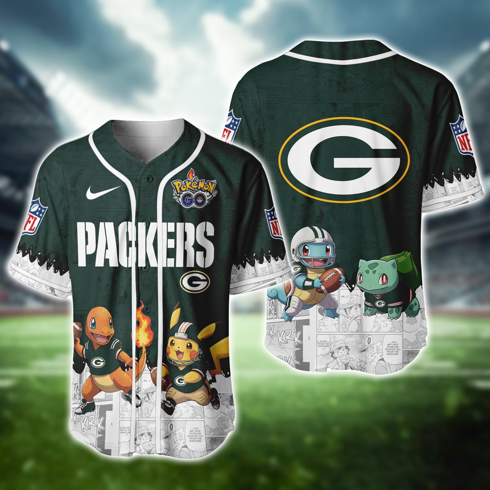 GB Packers Pokemon Jersey Limited Edition