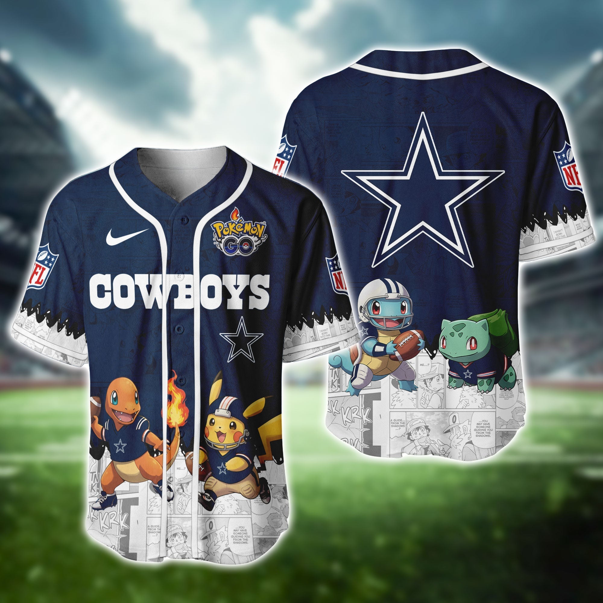 DAL Cowboys Pokemon Jersey Limited Edition