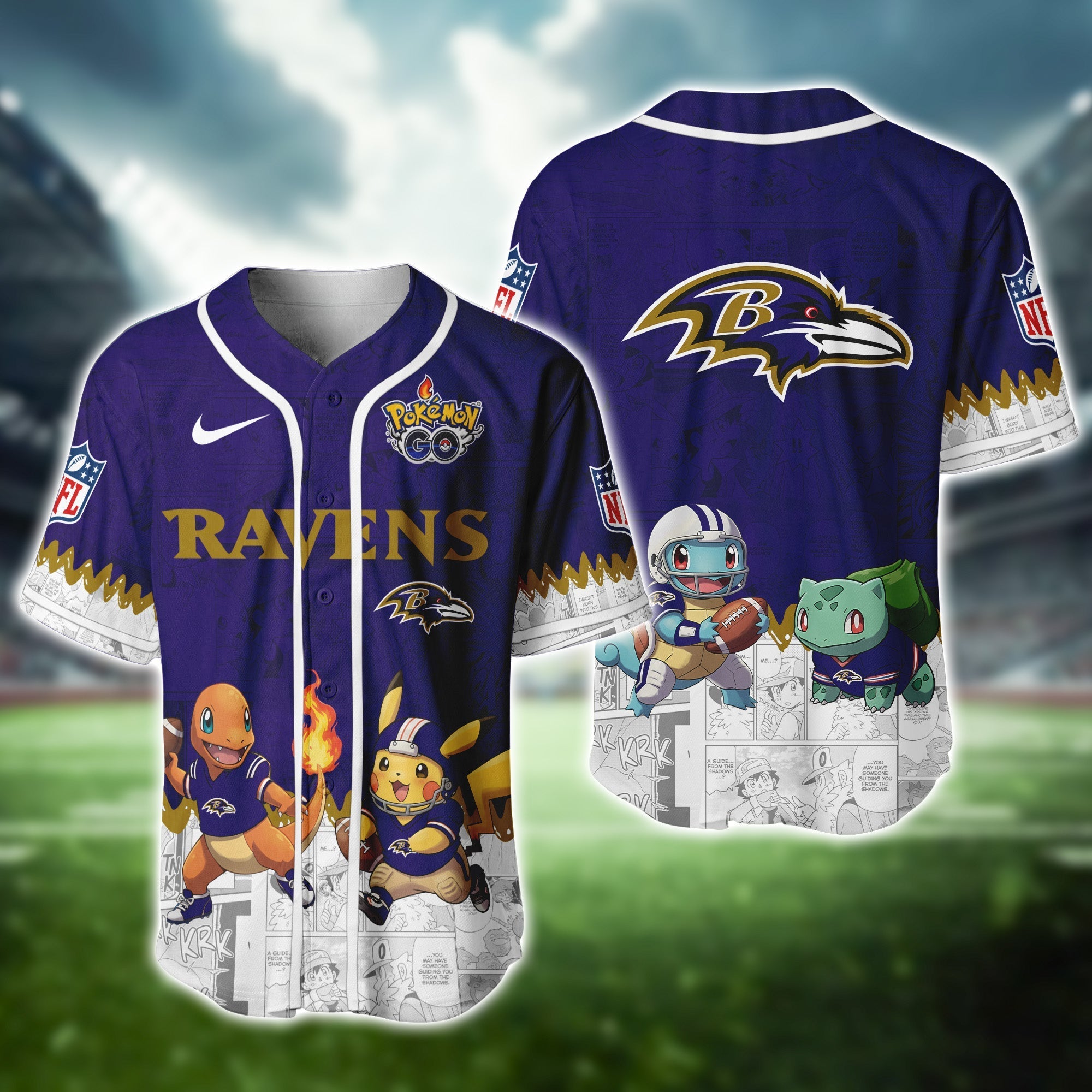 BAL Ravens Pokemon Jersey Limited Edition