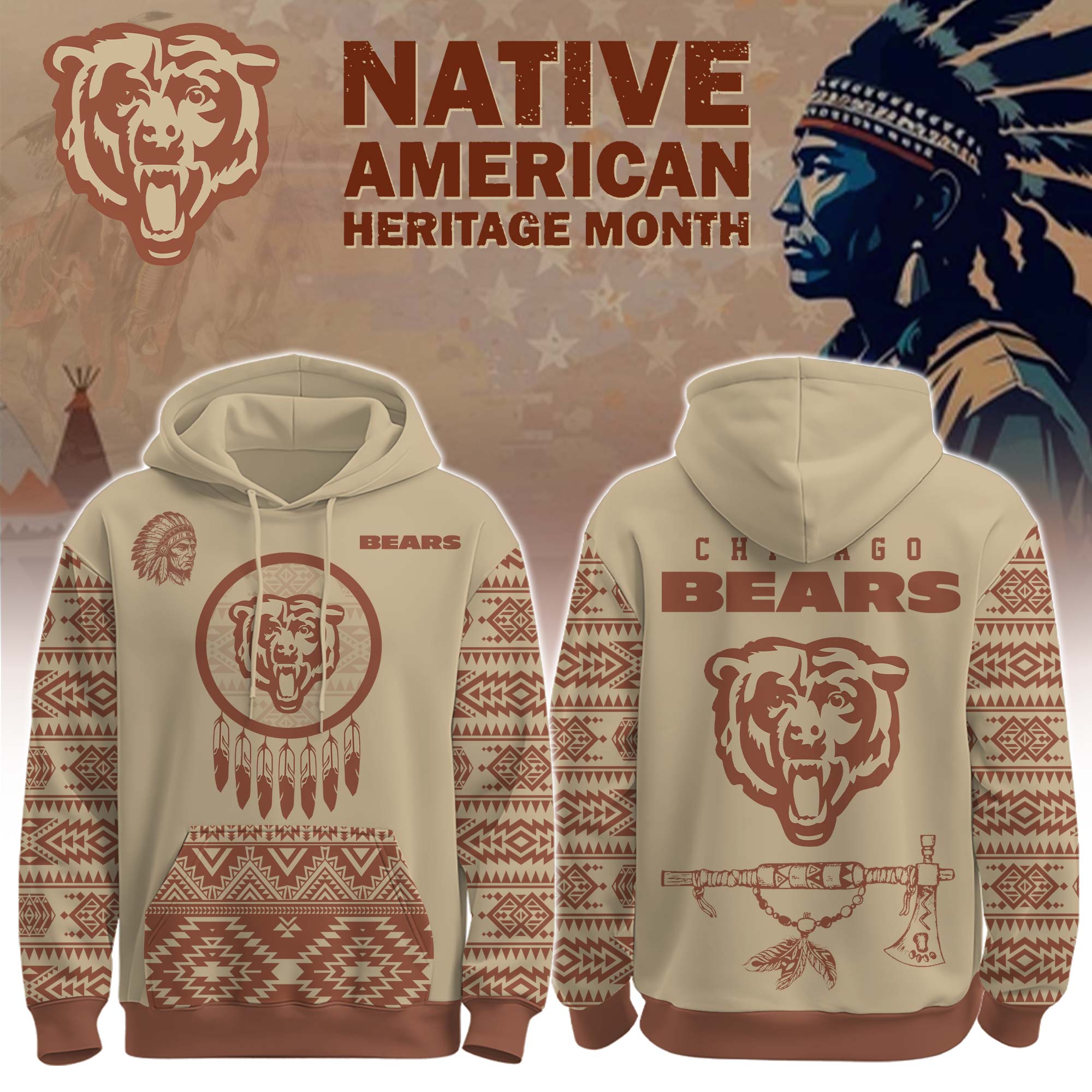 CHI Bears Native American Heritage Month Ver 2