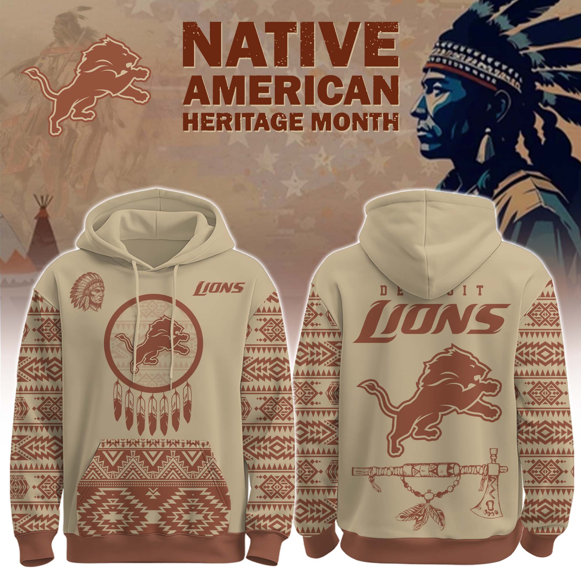 DET Lions Native American Heritage Month Ver 2