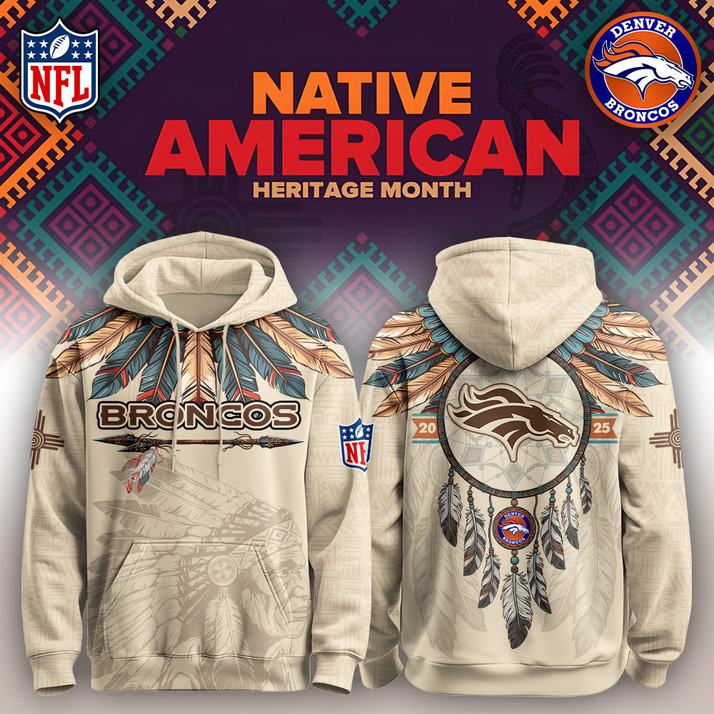 DEN Broncos-Native American Heritage Month Limited Editions Hoodie