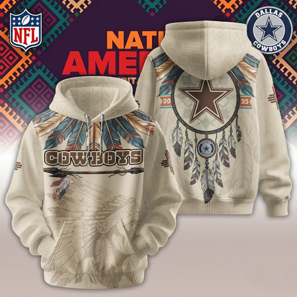 DAL Cowboys-Native American Heritage Month Limited Editions Hoodie