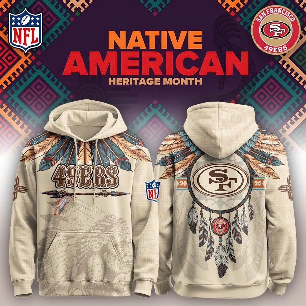 SF 49ers-Native American Heritage Month Limited Editions Hoodie