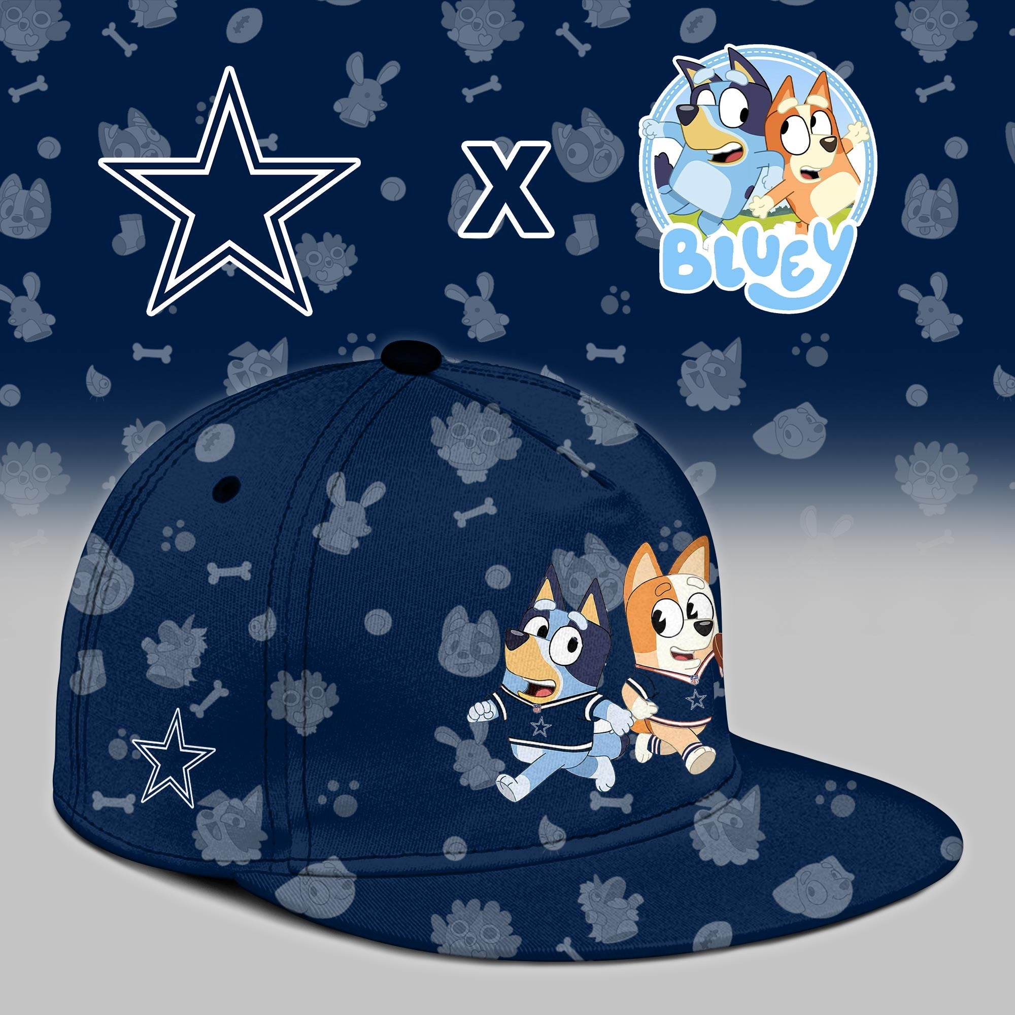 D.Cowboys x Bluey Night Limited Jersey